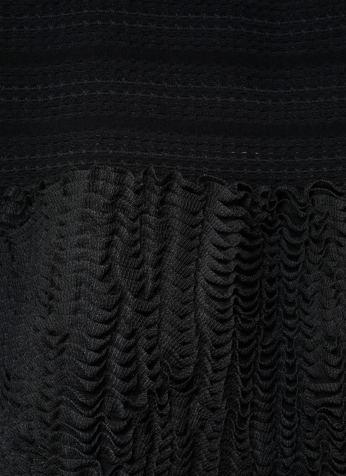 Long Knitted Dress ALAÏA BLACK LONG KNITTED DRESS
